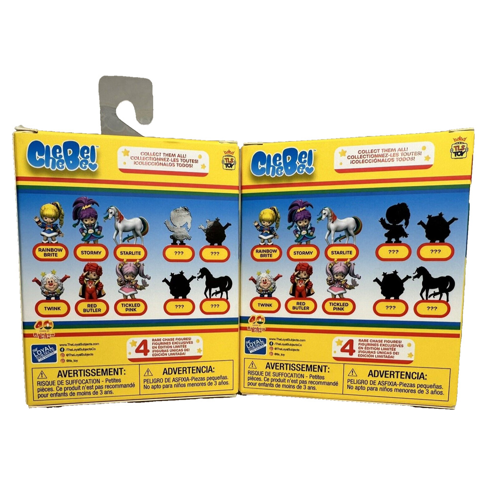 Rainbow Brite 40 Years Mini Figures TLS ToysLoyal Subjects CheeBee‎ Set of 2 NEW - Picture 2 of 11